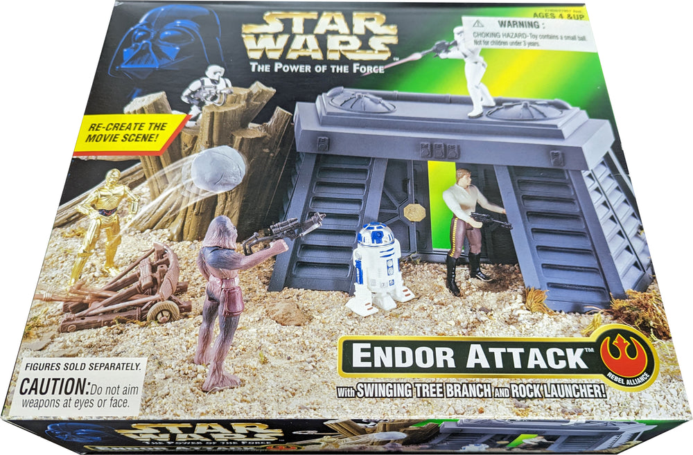 1997 Star Wars Power of the Force Endor Attack Playset