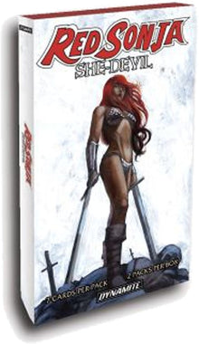 Dynamite 2021 Red Sonja She-Devil Deluxe Ultra-Premium Trading Card Pack Mini-Box