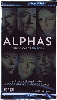 Alphas Season One Factory Sealed Pack with 5 Cards