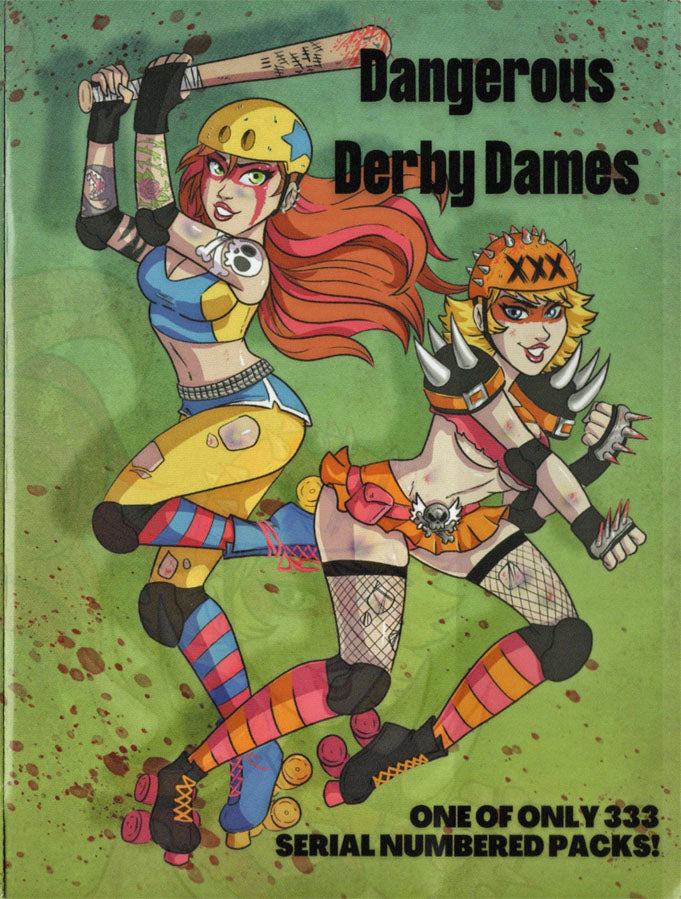 2022 5finity Dangerous Derby Dames Sketch Card Pack