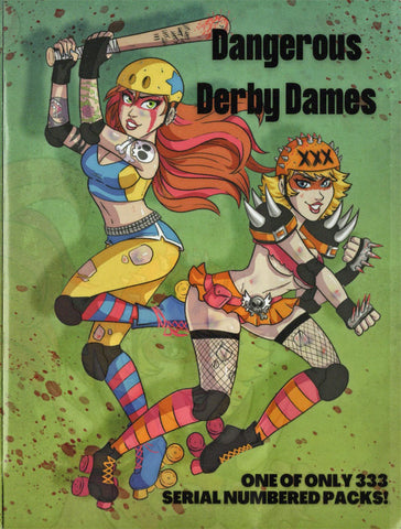 2022 5finity Dangerous Derby Dames Sketch Card Pack
