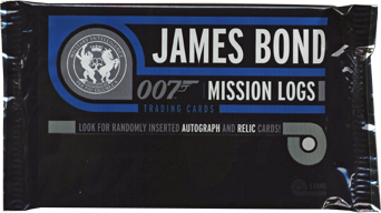 James Bond Mission Logs Factory Sealed Card Pack