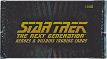 Star Trek TNG Heroes & Villains Factory Sealed Trading Card Pack