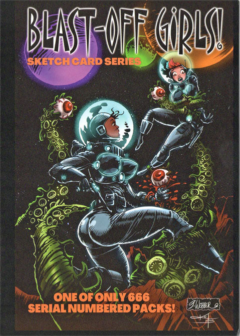 2022 5finity Blast Off Girls Sketch Card Pack