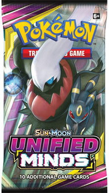 Pokemon Sun & Moon Unified Minds Factory Sealed Booster Pack