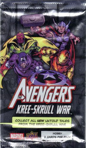 Avengers Kree-Skrull War Sealed Trading Card Pack