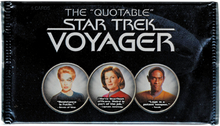 Quotable Star Trek Voyager Factory Sealed Trading Card Pack