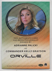 Orville Archives Autograph Card Adrianne Palicki as Cmdr. Kelly Grayson (Bordered)