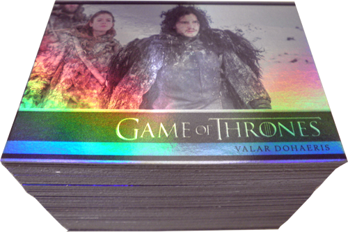 Game of Thrones Season Three Foil Parallel Complete 98 Card Chase Set