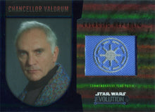 Star Wars Evolution 2016 Flag Patch Galactic Republic Chancellor Valorum 44/50