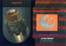 Star Wars Evolution 2016 Flag Patch Phoenix Squadron Chopper Silver 47/50