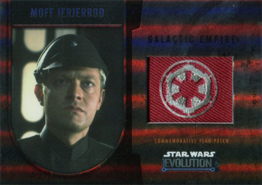 Star Wars Evolution 2016 Flag Patch Galactic Empire Moff Jerjerrod 036/170