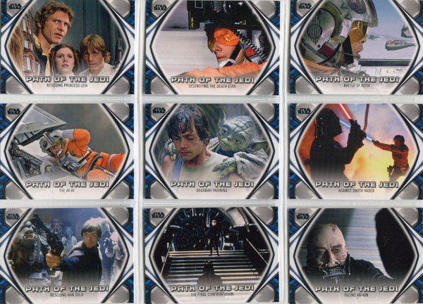 Star Wars Skywalker Saga Path of the Jedi Complete 10 Card Set PJ-1 to PJ-10