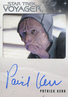 Star Trek Voyager Heroes & Villains Autograph Card Patrick Kerr as Bothan