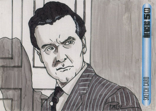 Avengers TV 50th Anniversary Sketch Card by Paul Cowan