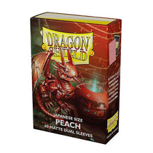 Dragon Shield Matte DUAL Sleeve: Japanese - 'Peach' 60ct