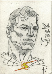 Project Superpowers Sketch Card by Mark Pennington #134