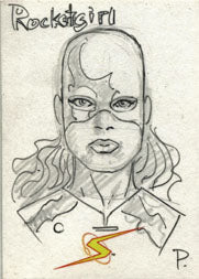 Project Superpowers Sketch Card by Mark Pennington #60