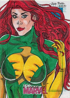 Women of Marvel Series Two Sketch Card by Julia Pinto of Phoenix