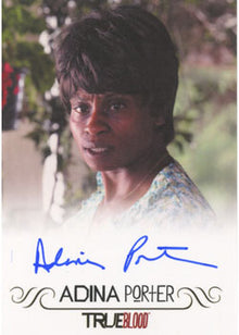 True Blood Premiere Edition Autograph Card by Adina Porter (Full Bleed)