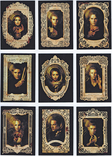 Vampire Diaries Season 4 Portrait Bios Complete 9 Card Chase Set T1 to T9