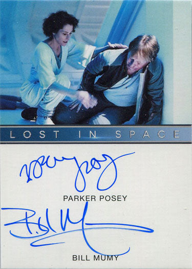 Netflix Lost in Space Season 1 Dual Autograph Card Parker Posey and Bi