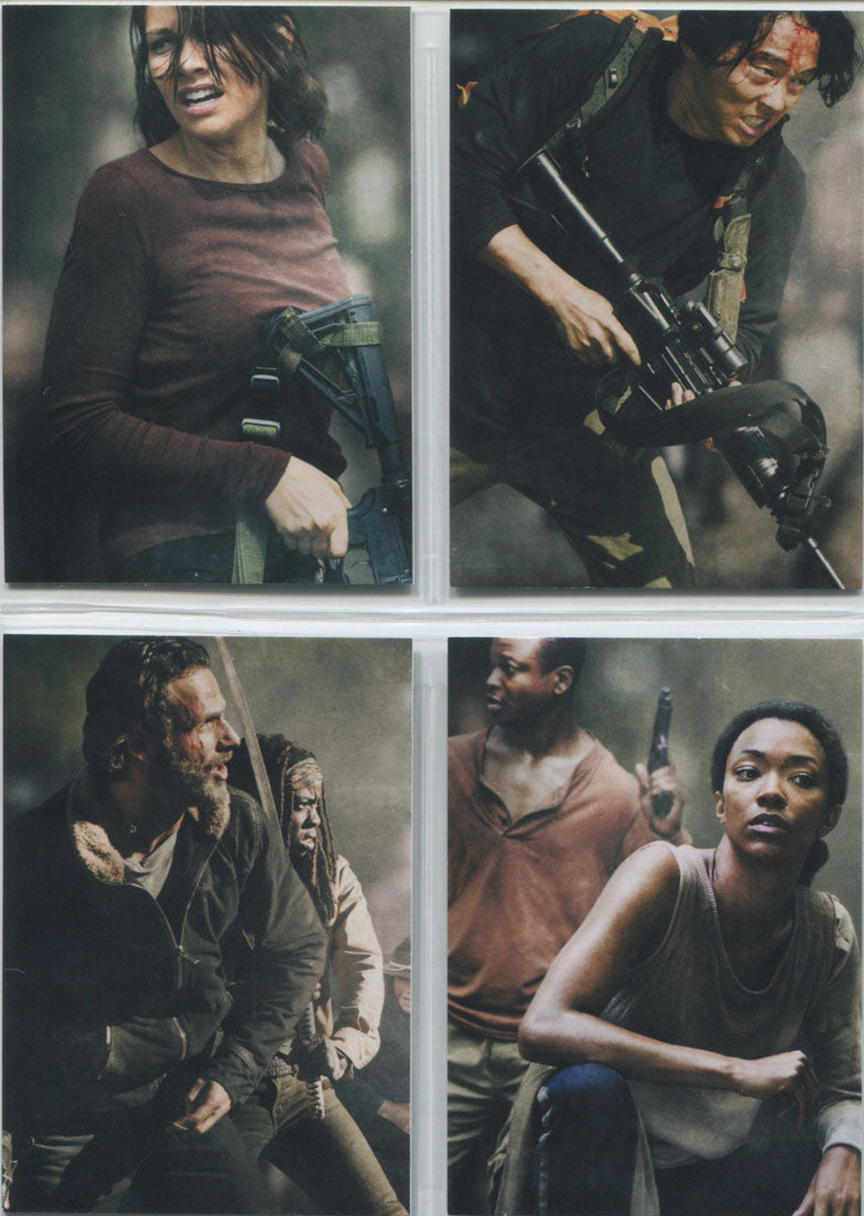 Walking Dead Season 4 Part 2 Poster Cards 4 Card Chase Set
