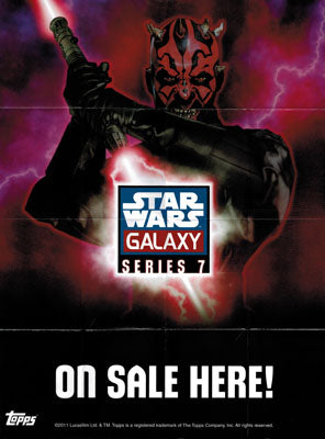 Star Wars Galaxy Series 7 Box Topper Poster