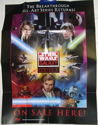 Star Wars Galaxy Series 4 Box Topper Promo Poster