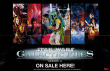 Star Wars Galactic Files Series Two Box Topper Poster & Checklist