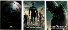 Captain America Movie 2 Winter Soldier Movie Poster Complete 3 Card Chase Set