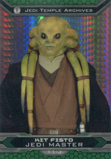 Star Wars Chrome Perspectives Prism Refractor 11-J Parallel Base Card 130/199