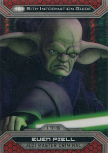 Star Wars Chrome Perspectives Prism Refractor 17-S Parallel Base Card 186/199