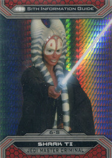Star Wars Chrome Perspectives Prism Refractor 6-S Parallel Base Card 101/199