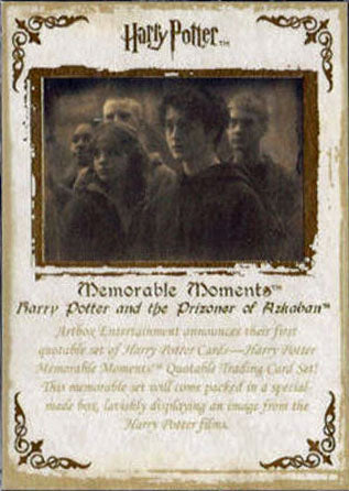 Harry Potter Memorable Moments Gold Promo 3 & Promo 4 Sealed Pack