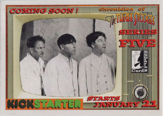 RR Parks Promo Card 3 Three Stooges Series Five