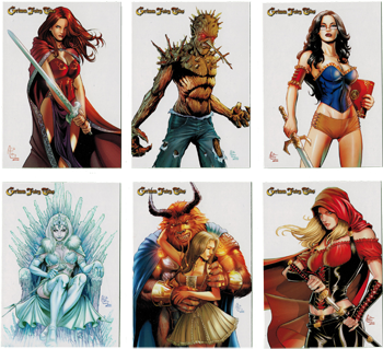 Grimm Fairy Tales 5finity 2012 Ultra Limited 6 Card Promo Set