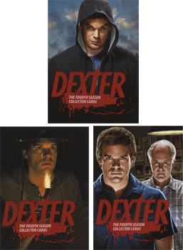 Dexter Season 4 Promo 3 Card Set SDCC 2012