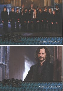 Harry Potter and the Order of the Phoenix P1 & P2 Promo Card Set
