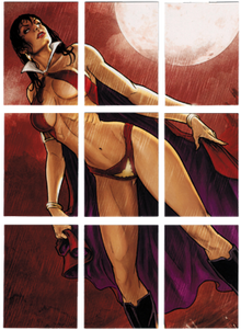 Vampirella 2012 Puzzle Complete 9 Card Chase Set