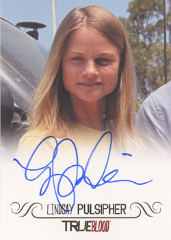 True Blood Premiere Edition Autograph Card by Lindsay Pulsipher (Full Bleed)