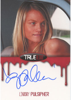 True Blood Premiere Edition Autograph Card by Lindsay Pulsipher as Crystal