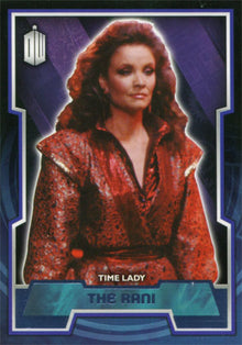Doctor Who 2015 Purple Foil Base 17 Parallel Card #06 of 99