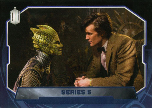 Doctor Who 2015 Purple Foil Base 197 Parallel Card #86 of 99