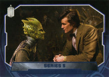 Doctor Who 2015 Purple Foil Base 197 Parallel Card #86 of 99