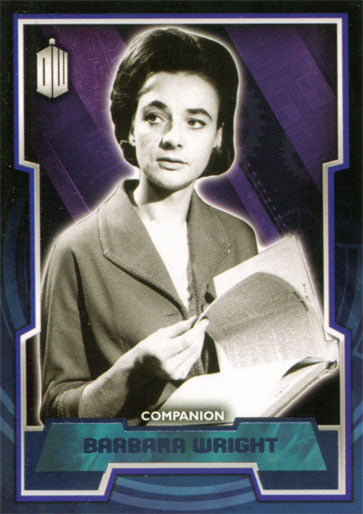 Doctor Who 2015 Purple Foil Base 27 Parallel Card #54 of 99