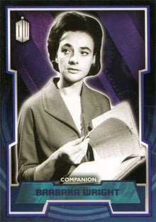 Doctor Who 2015 Purple Foil Base 27 Parallel Card #54 of 99
