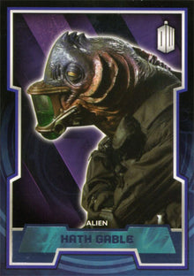 Doctor Who 2015 Purple Foil Base 73 Parallel Card #98 of 99