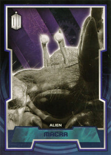 Doctor Who 2015 Purple Foil Base 82 Parallel Card #22 of 99