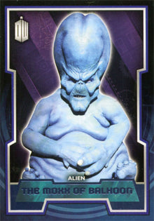 Doctor Who 2015 Purple Foil Base 86 Parallel Card #45 of 99